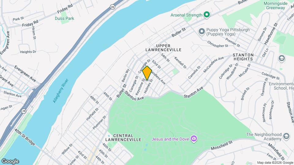 513 52nd St Map and Location Details