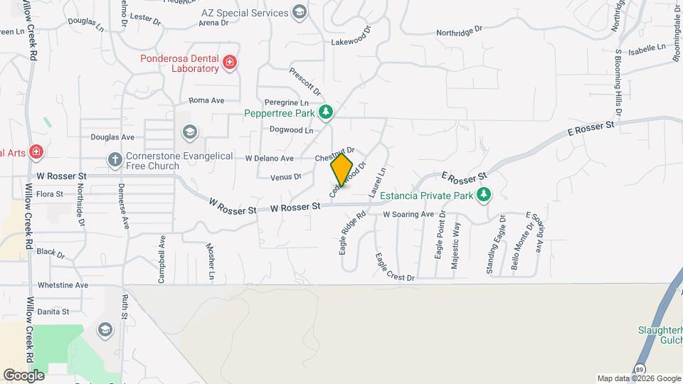 1635 Cedarwood Dr Map and Location Details