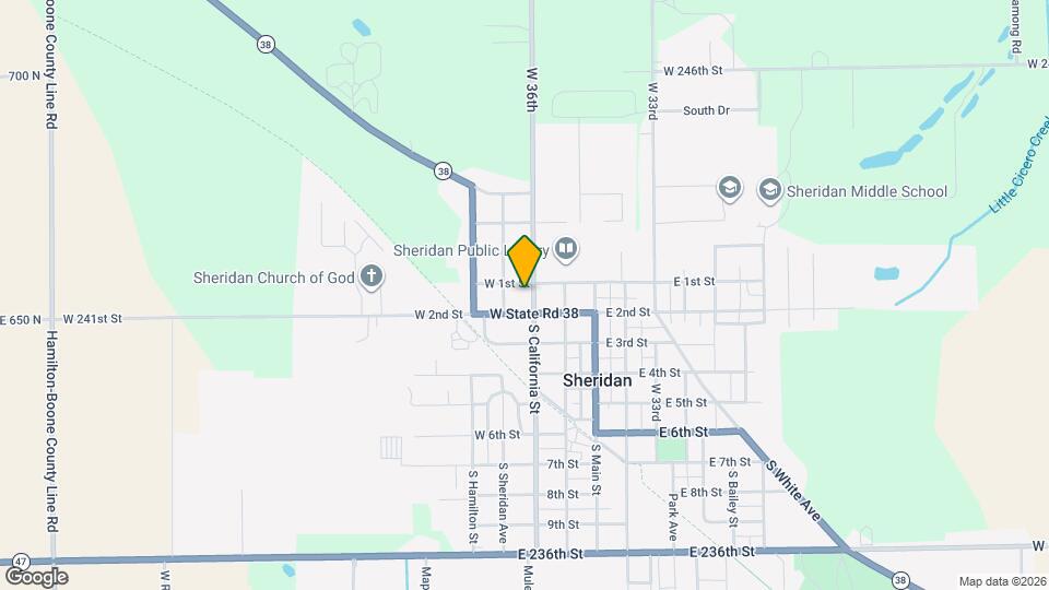 102 S California St Map and Location Details