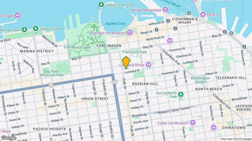 1268 Lombard St Map and Location Details