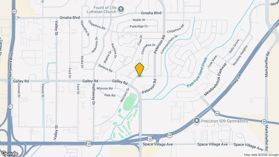 6823 Western Pl Map and Location Details