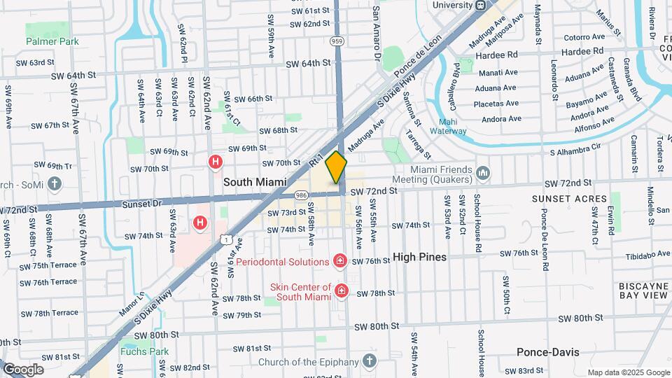 5703 SW 72nd St Map and Location Details