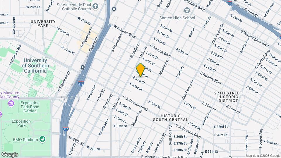 201 E 31st St Map and Location Details