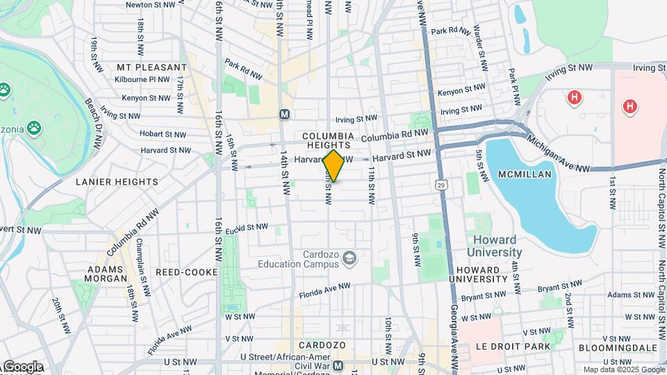 2723 13th St NW Mapa y Detalles de la Ubicación
