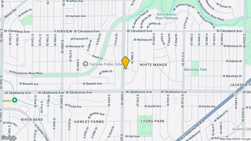 2950 S 60th St, Unit #2 Map and Location Details