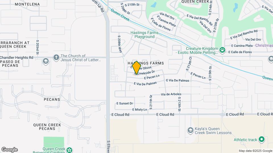 20998 E Pecan Ln Map and Location Details