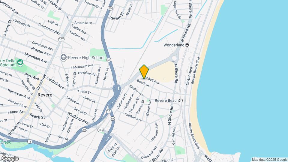 530 Beach St, Unit 1 Map and Location Details