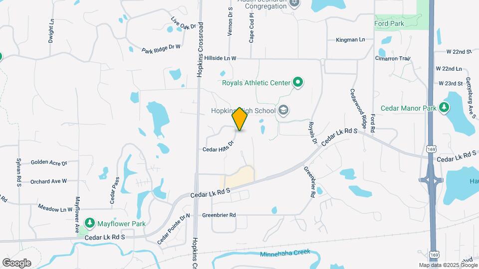 2509 Cedar Hills Dr Map and Location Details