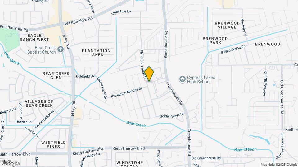 5610 Plantation Forest Dr Map and Location Details