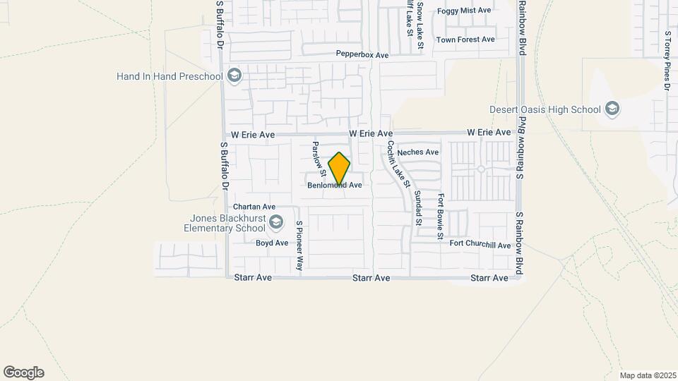 7451 Benlomond Ave Map and Location Details