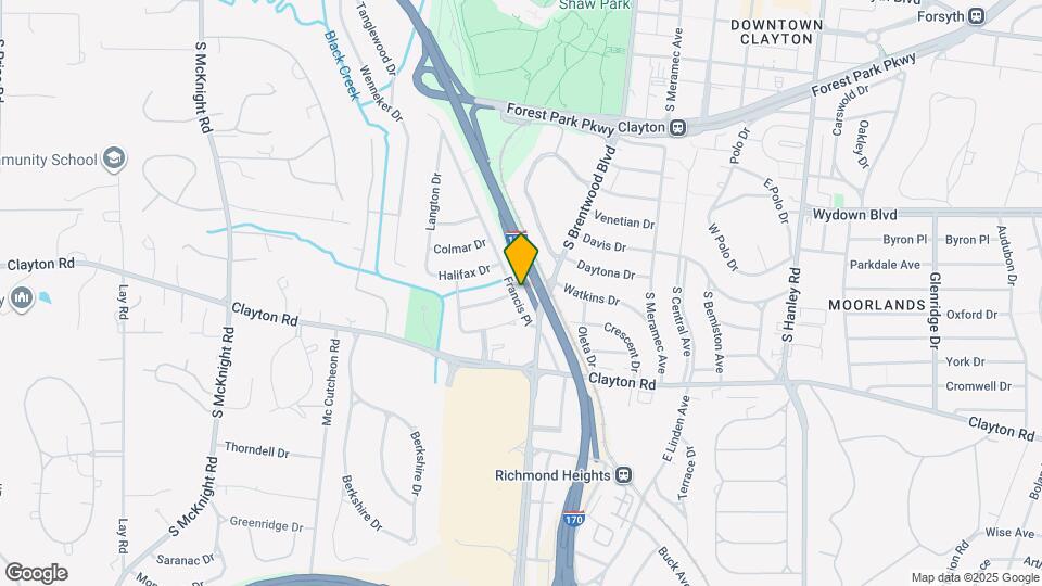 820 Francis Pl Map and Location Details