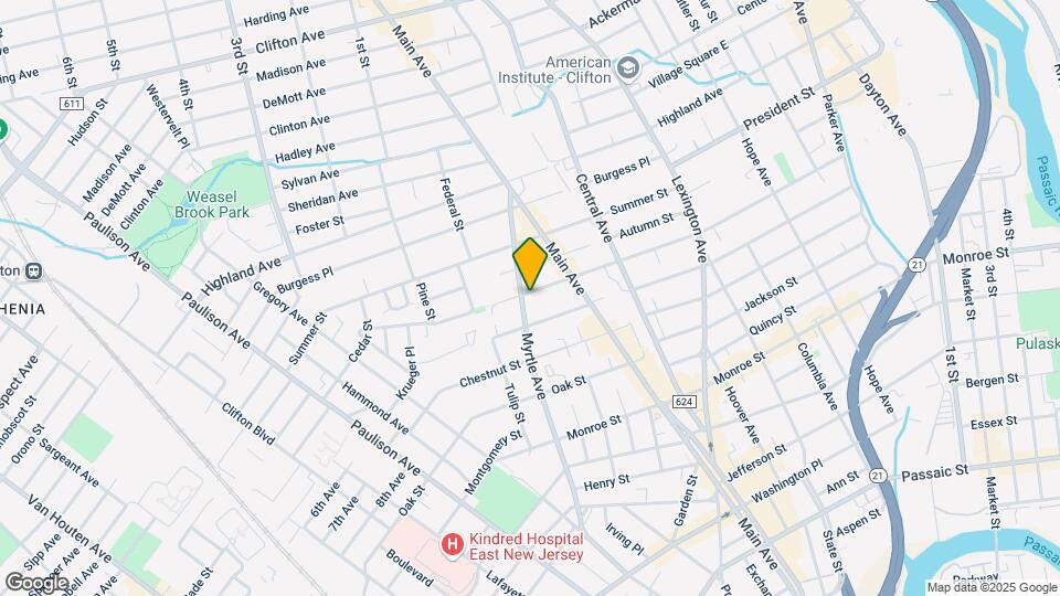 441 Harrison St-Unit -1 back Map and Location Details
