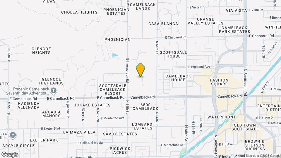 4616 N 65th St Map and Location Details