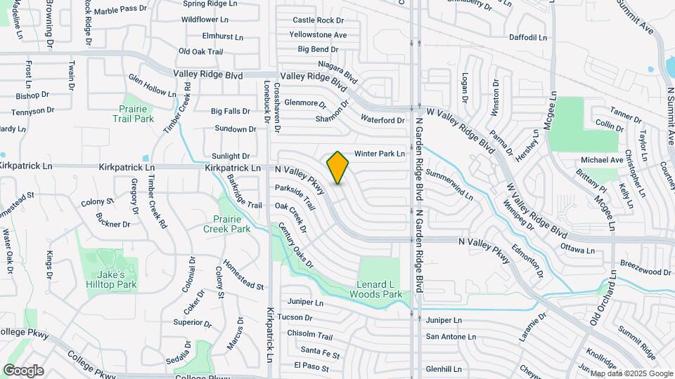 1610 Autumn Breeze Ln Map and Location Details