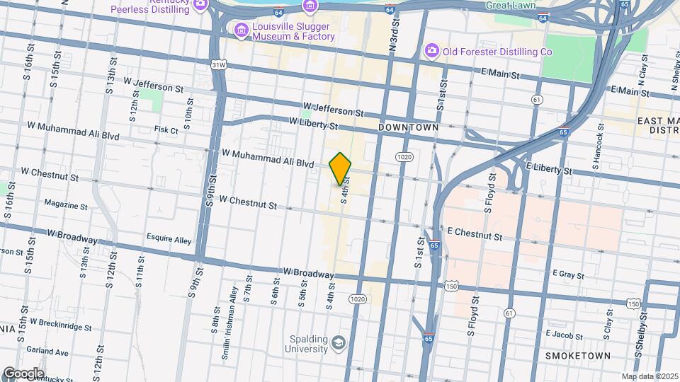 536 S 4th St Map and Location Details