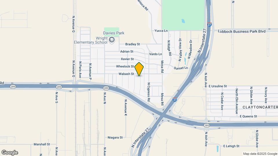 2137 N Texas Ave Map and Location Details