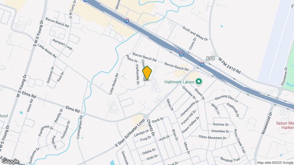 3112 Chisholm Trail Map and Location Details