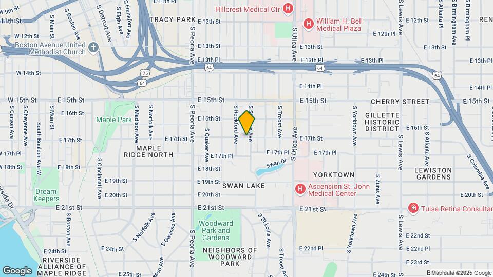 1520 E 17th St Map and Location Details