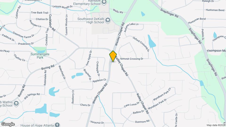 3126 Wesley Chapel Rd Map and Location Details