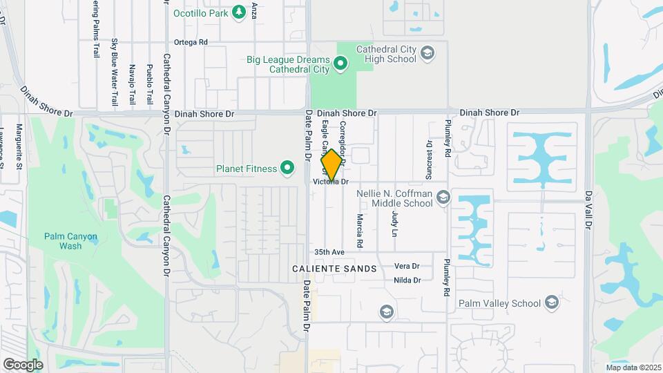 34530 Eagle Canyon Dr, Unit Cathedral City Casita Map and Location Details