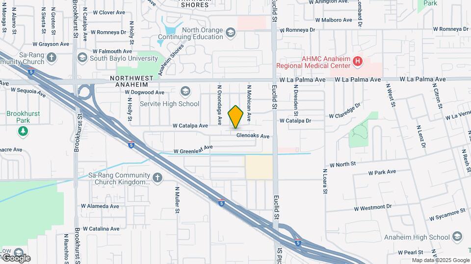 1781-1795 W Glenoaks Ave Map and Location Details