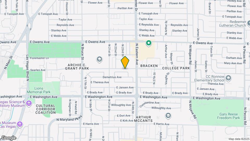 2233 E Melinda Ave Map and Location Details