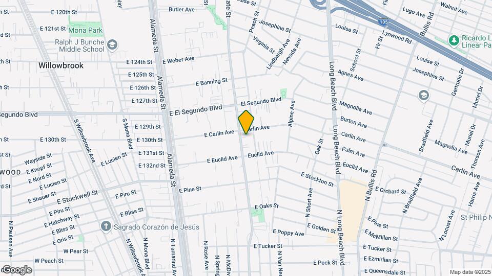 12420 Santa Fe Ave Mapa y Detalles de la Ubicación