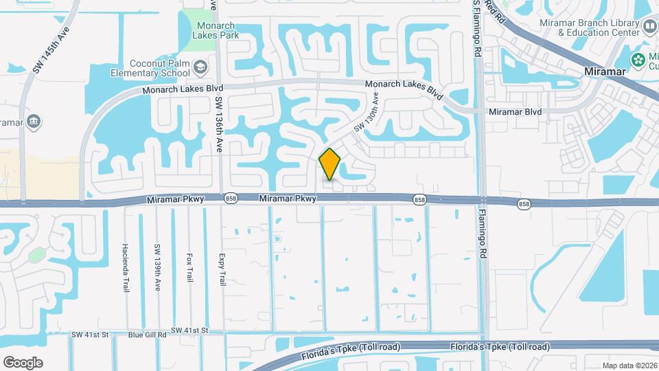 3168 SW 129th Way Map and Location Details