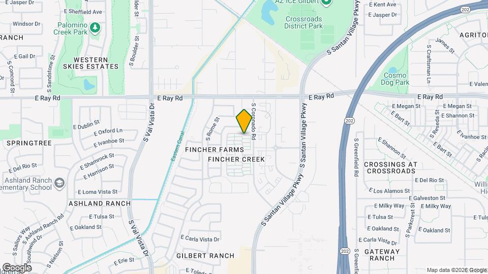 1961 E Oxford Ln Map and Location Details