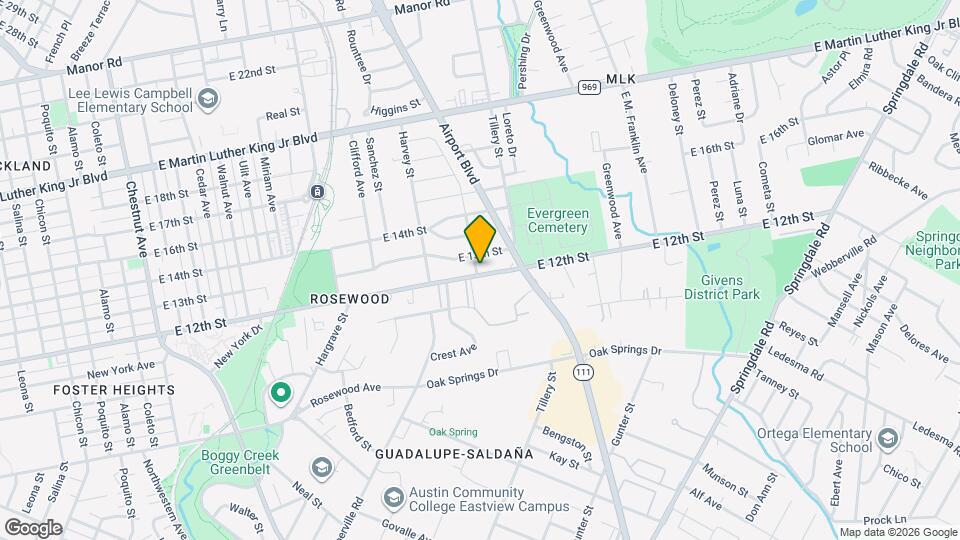 1205 McKinley Ave Map and Location Details