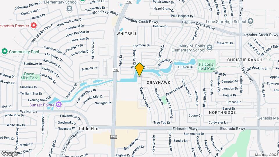 12739 Cardinal Creek Dr Map and Location Details