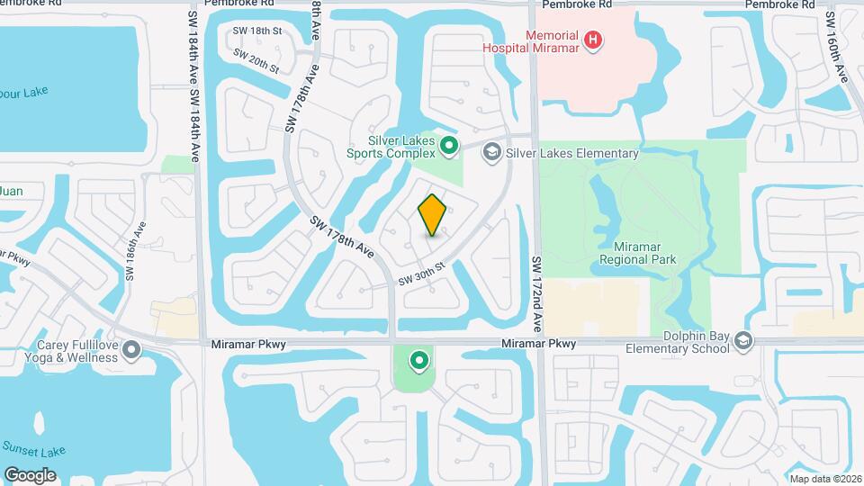 2883 SW 176th Way Map and Location Details