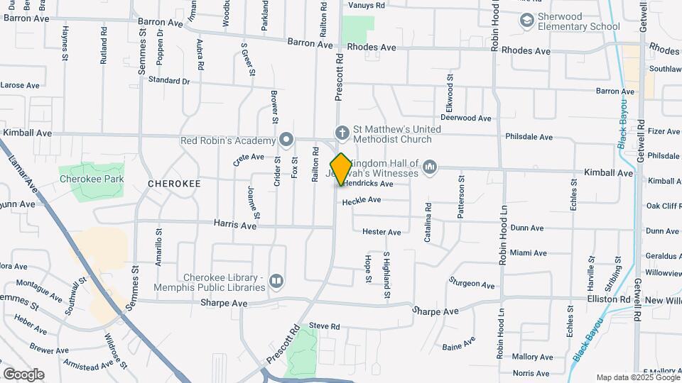 1446 S Prescott St Map and Location Details
