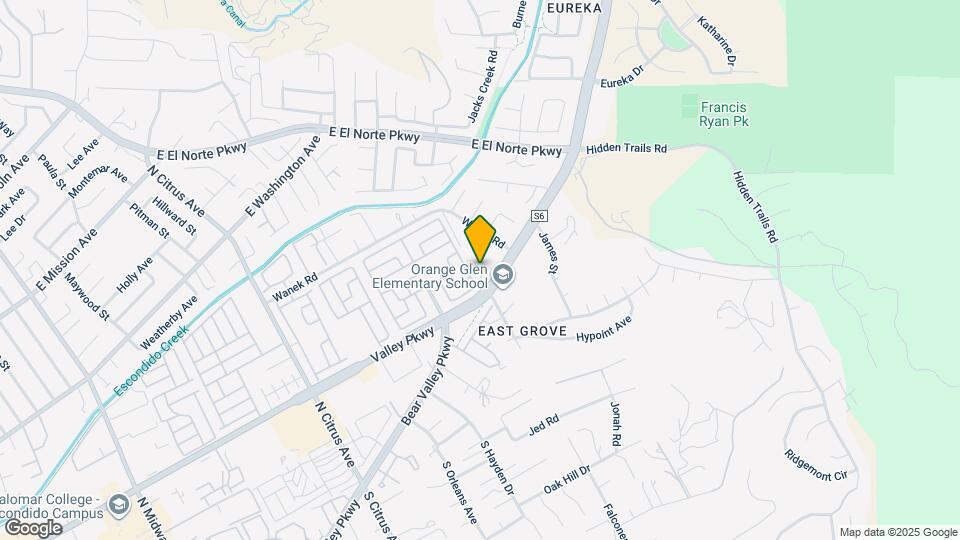 2812 E Valley Pkwy Map and Location Details