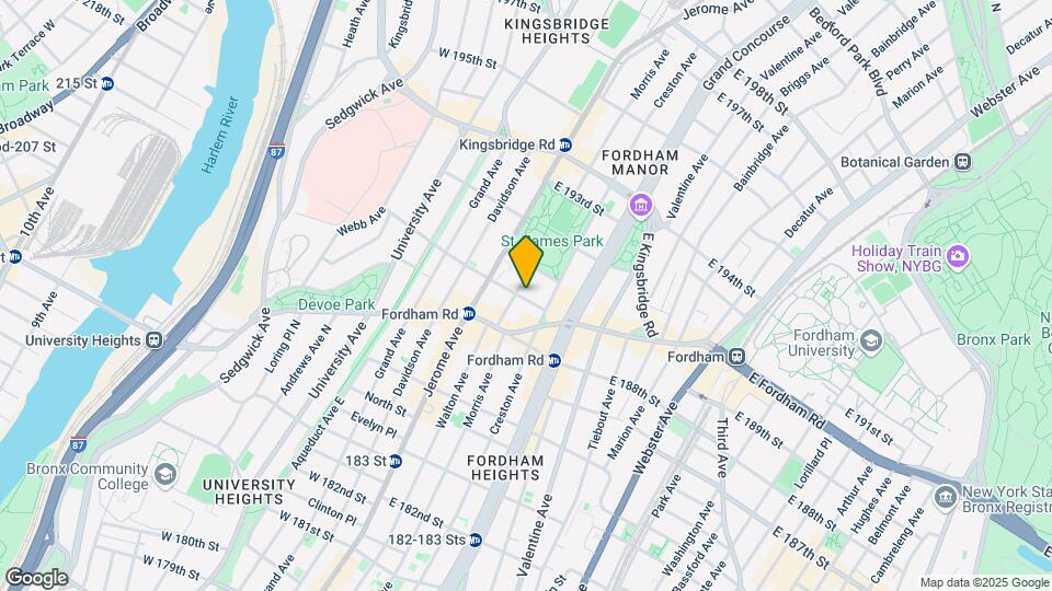 55 E 190th Map and Location Details