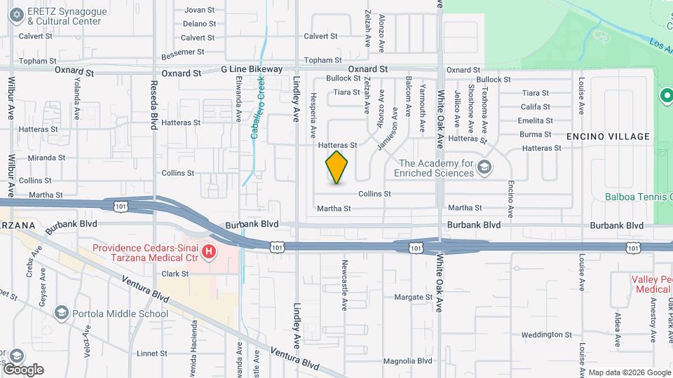 18015 Collins St Map and Location Details