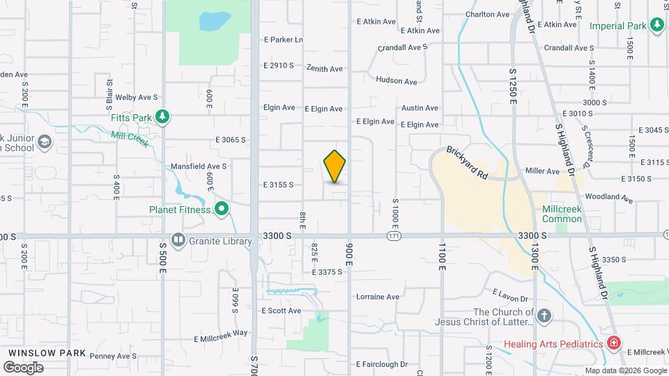 874 E Angelina Ave Map and Location Details