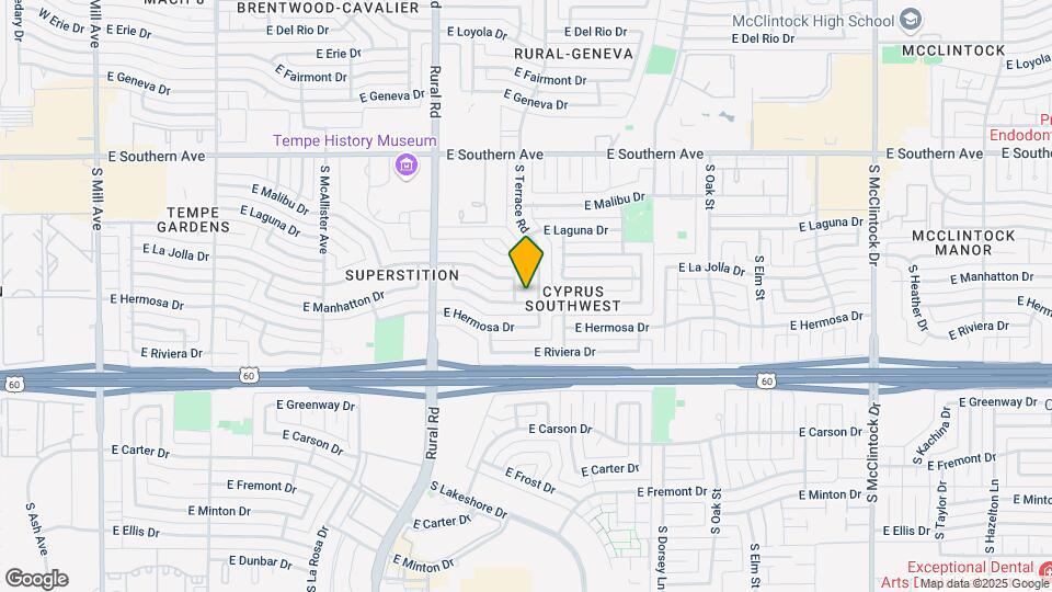 1030 E Manhatton Dr, Unit 503 Map and Location Details