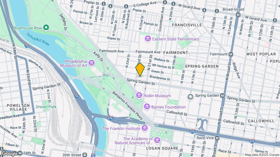 2123 Spring Garden St Map and Location Details