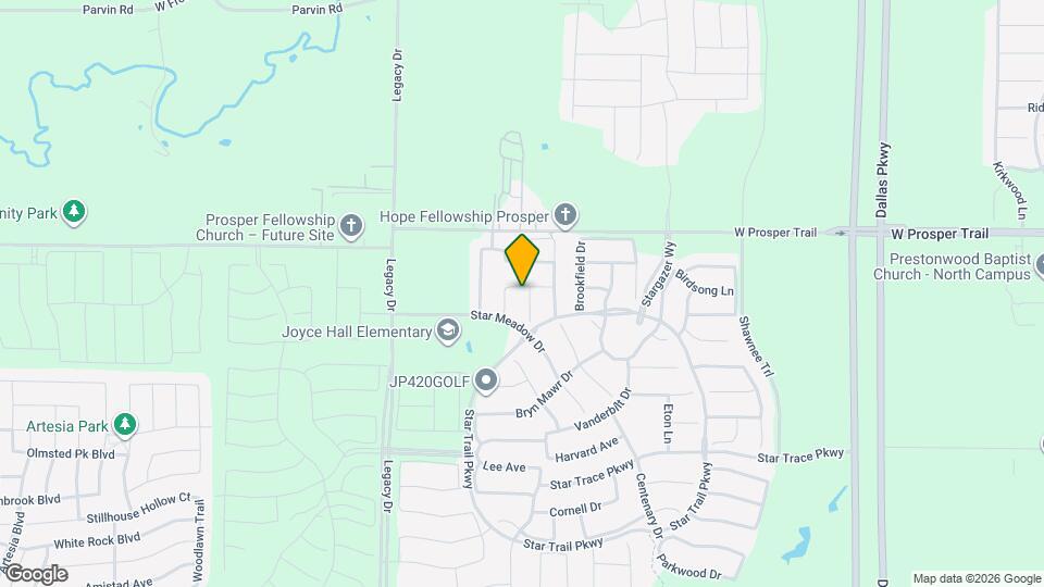 971 Gladewater Dr Map and Location Details
