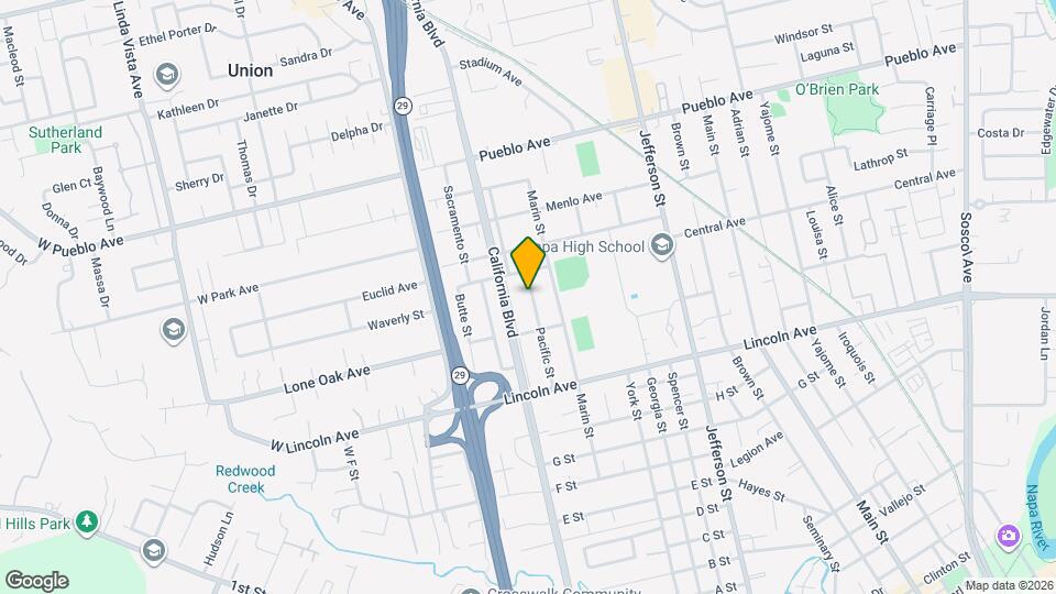 2561 Pacific St Map and Location Details