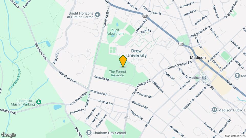 Drew University New Residence Hall Map and Location Details