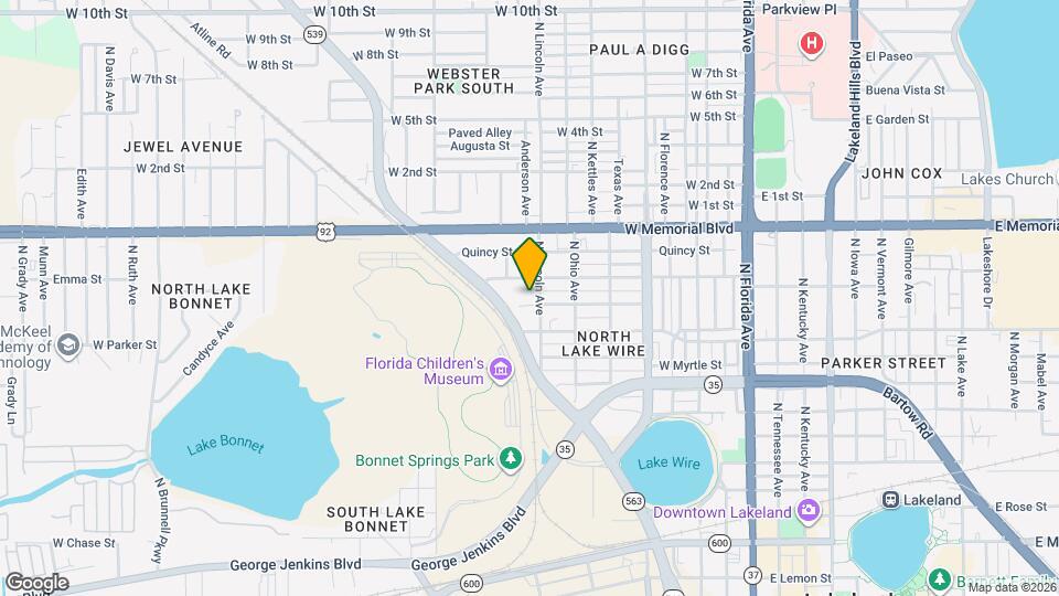 809 Adams St Map and Location Details