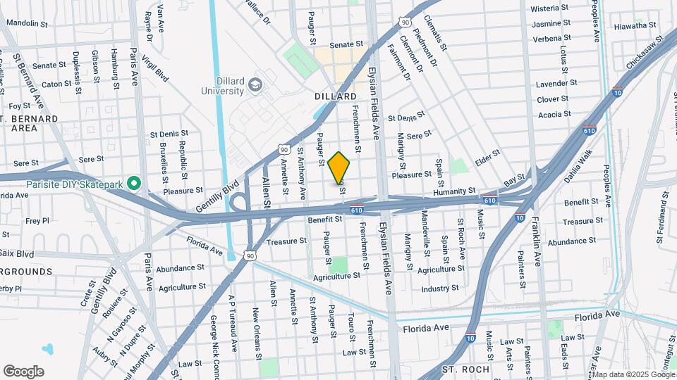3314 Touro St Map and Location Details