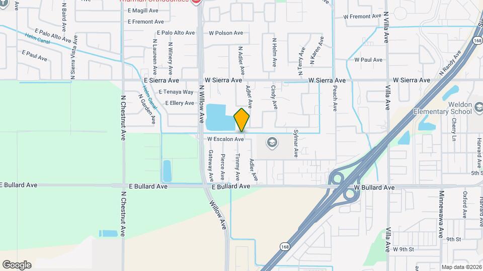 657 W Escalon Ave Mapa y Detalles de la Ubicación