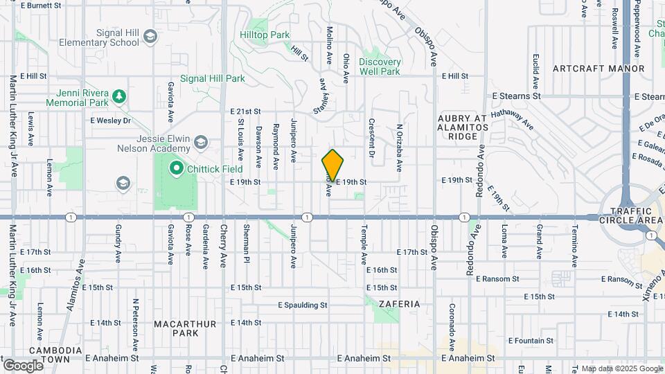 1882 Molino Ave Mapa y Detalles de la Ubicación