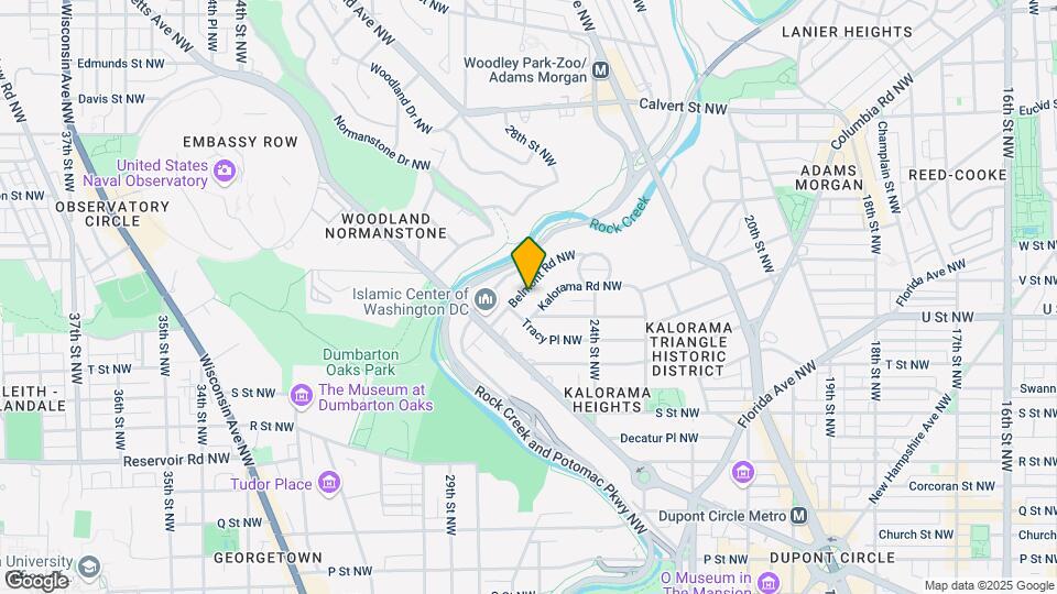 2468 Belmont Rd NW Mapa y Detalles de la Ubicación
