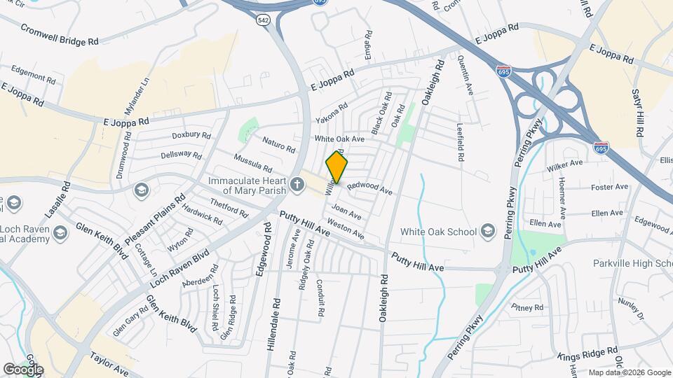 8431 Willow Oak Rd Map and Location Details