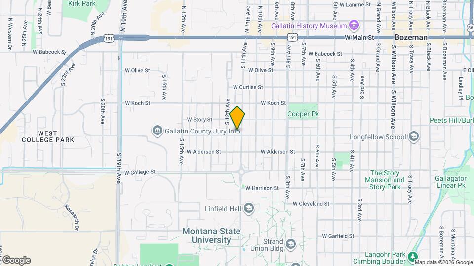 1101 W Dickerson St Map and Location Details