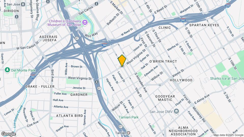 807-809 Vine St Mapa y Detalles de la Ubicación